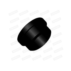 End cap for bore hole fixing tube