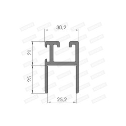 Otsaprofiil 35812 An 1,03/ 7,1m