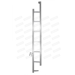 Kokkupandav alumiinium redel 255 x 1920 MM