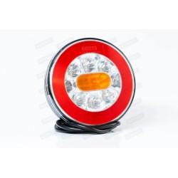 Tail light, Fristom, Round LED - tail light + stop light + direction indicator light