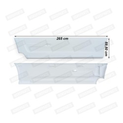 DAF XF105 Telgedevaheline spoiler / vasak