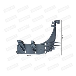 DAF XF106 13- Branch bracket / aluminium / better