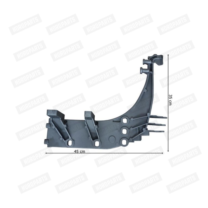 DAF XF106 13- Branch bracket / aluminium / better