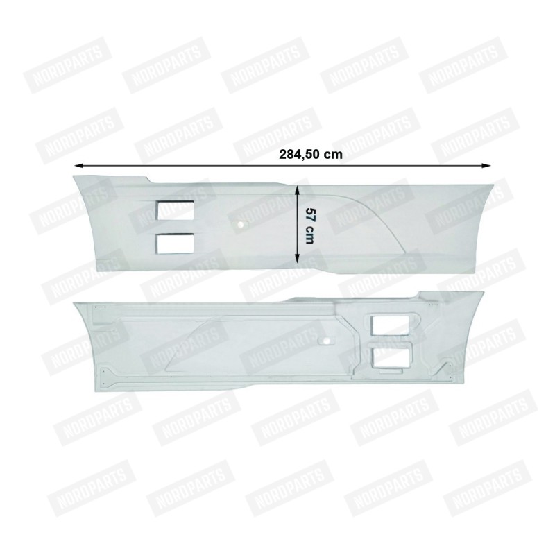 DAF XF106 Telgedevaheline spoiler / vasak