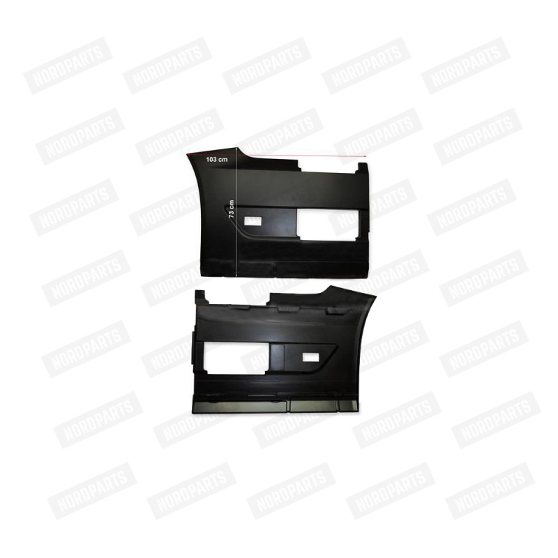 Volvo FH4 Interaxle spoiler / front part / left side