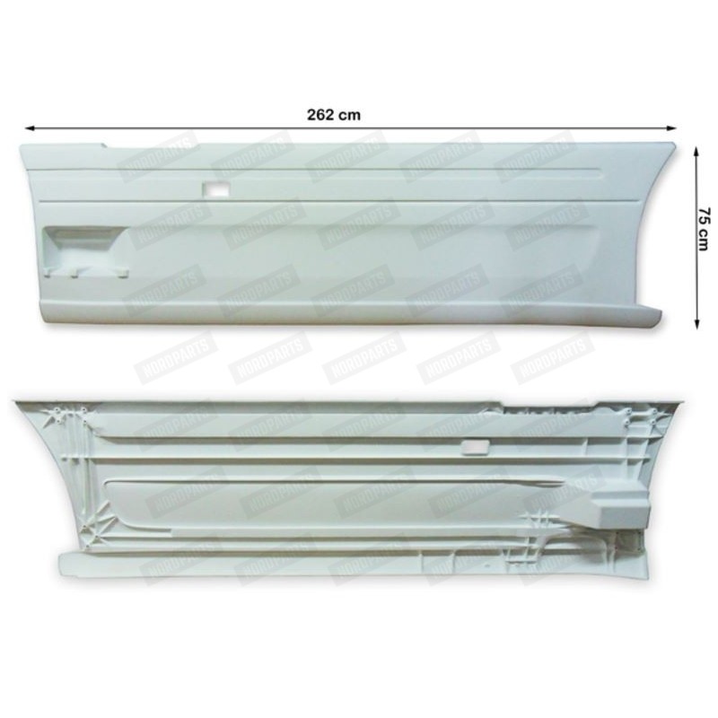 Scania 6 Telgedevaheline spoiler / vasak