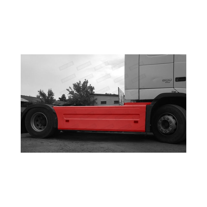 Volvo FH Interaxle spoiler assembly with mounting brackets