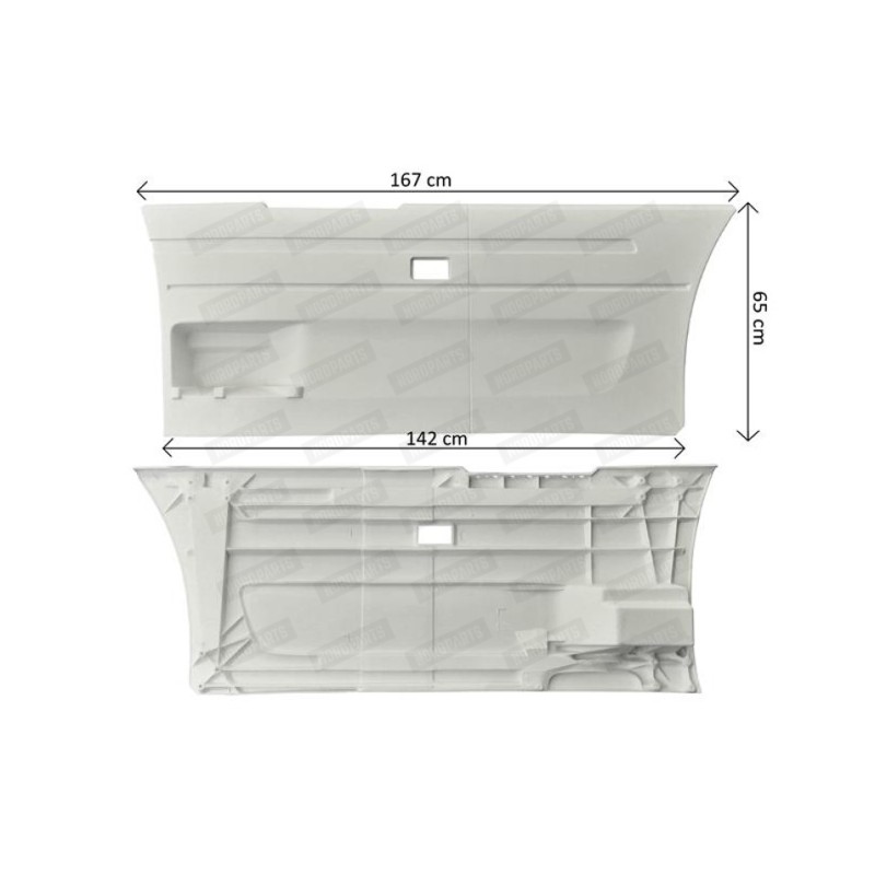 Scania 6 Interaxle spoiler LEFT/left