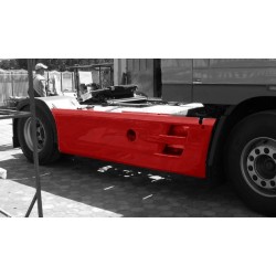 DAF XF105 Interaxle spoiler assembly with mounting brackets