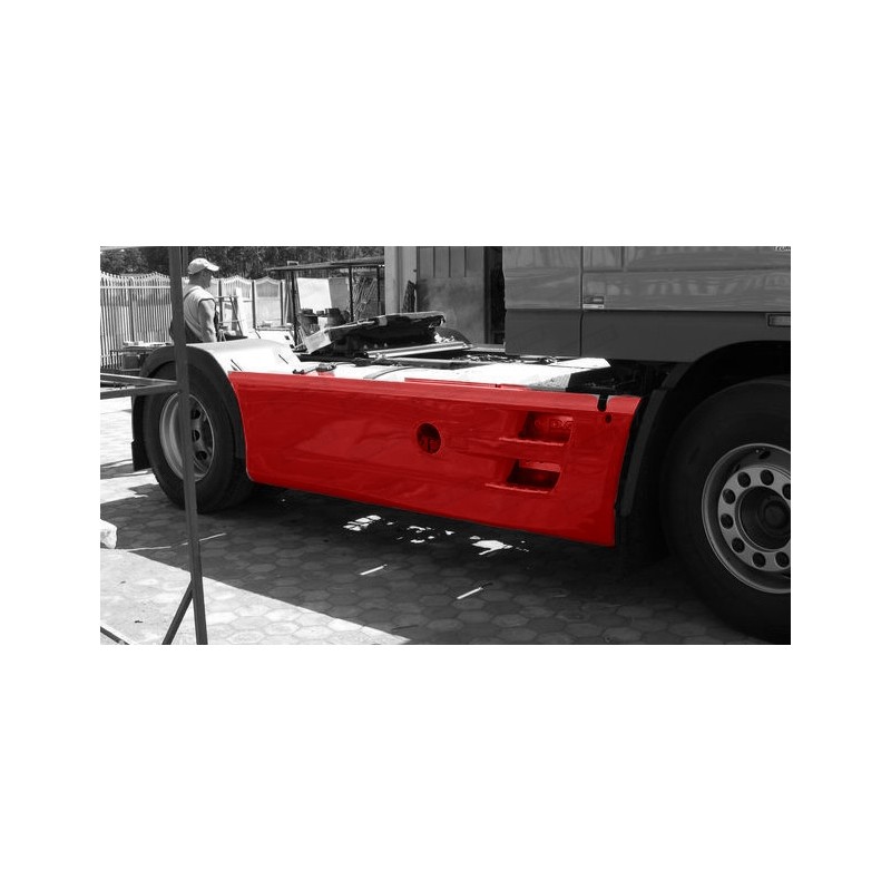 DAF XF105 Interaxle spoiler assembly with mounting brackets