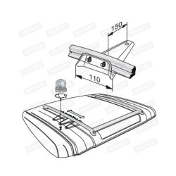 Accessories roof frame (Scania)