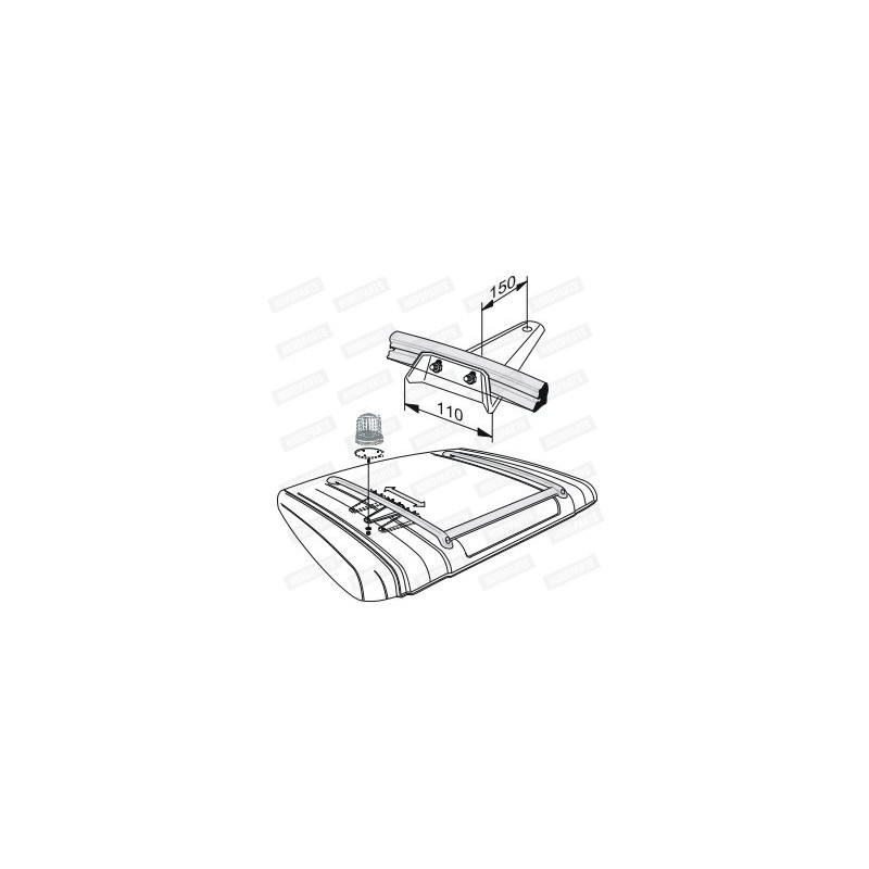 Accessories roof frame (Scania)