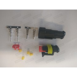 Plug set with 2 terminals