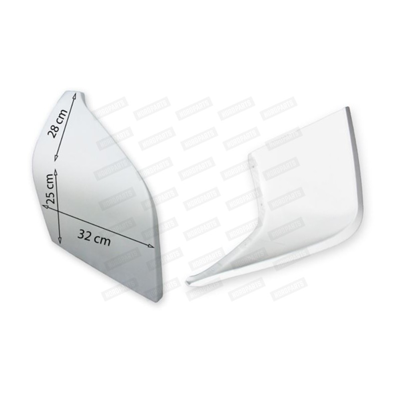 DAF XF105 Roof spoiler extension / left side
