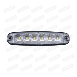 Gabariit-vilkur kollane 6 LED