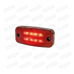 Strands Gabariidituli + pidurituli 5LED - punane