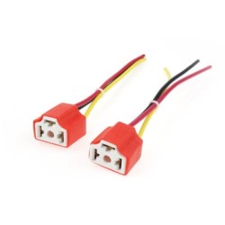 Pear ceramic 2pcs H4, wire 10cm