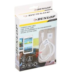 Laadimisjuhe 1m micro USB, valge