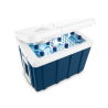 Car cooler 39 litres 12/230V white/blue