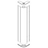 Side bar end profile 500MM