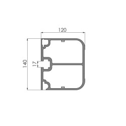 Underrun protection h140 TMT2400mm
