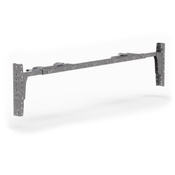 Lateral underrun protection with attachment/adjustable