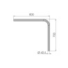 Side bar 90° fixing tube