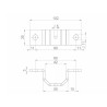 Pipe fitting for side anchor