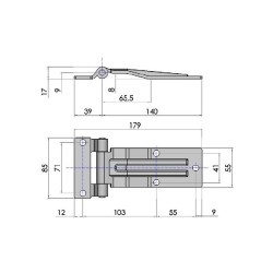 Uksehing TMT-140 / SS