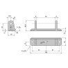 Breath fixing kit DMG-260SS / bolt-on fixing kit