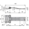 P&L door hinge 117 / SS