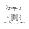 P&L door hinge 30 ZP