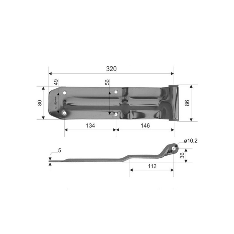 Backstrap TMT-320-ZP / Complete Backstrap TMT-320-ZP / Complete