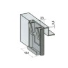 Lateral thigh holder K20 / flat