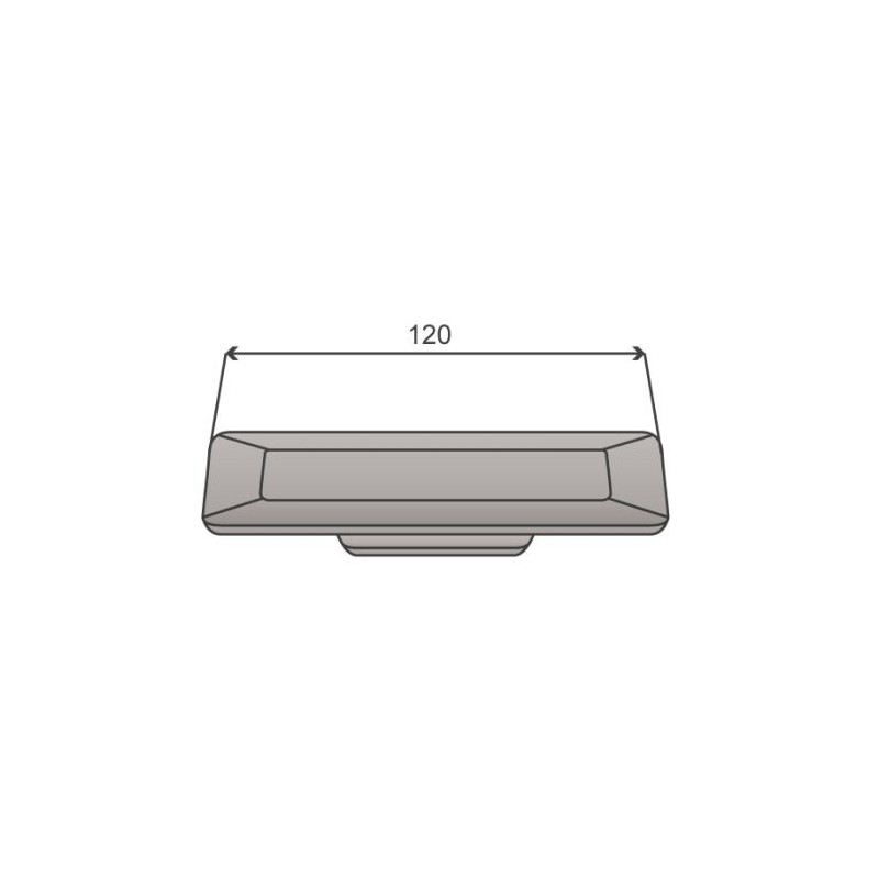 Kinnegrip K5 end fixing side / rear