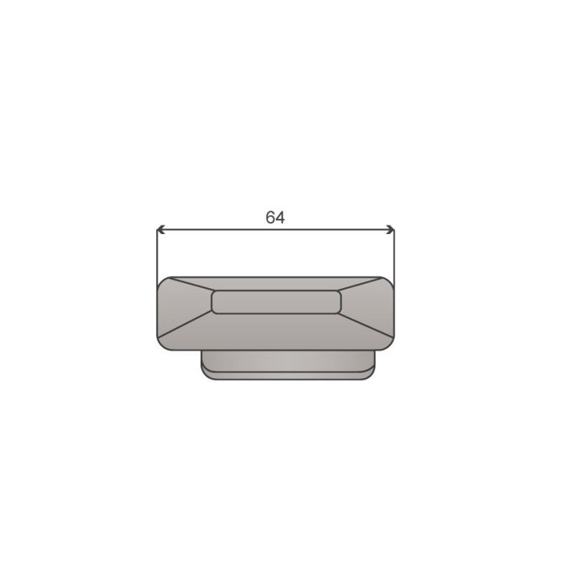 Kinnegrip K5 end fitting / narrow RH