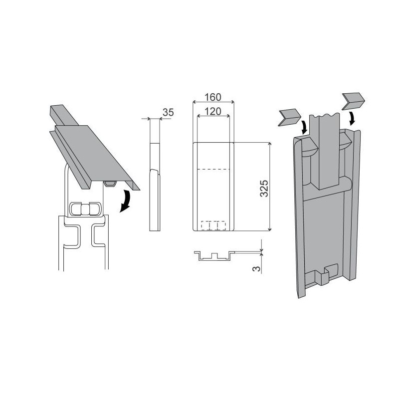 Jaw extension K5 / 120-325