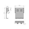 Pillar attachment for clamp K5 / 120mm
