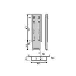 Kinne K20 400 side plate