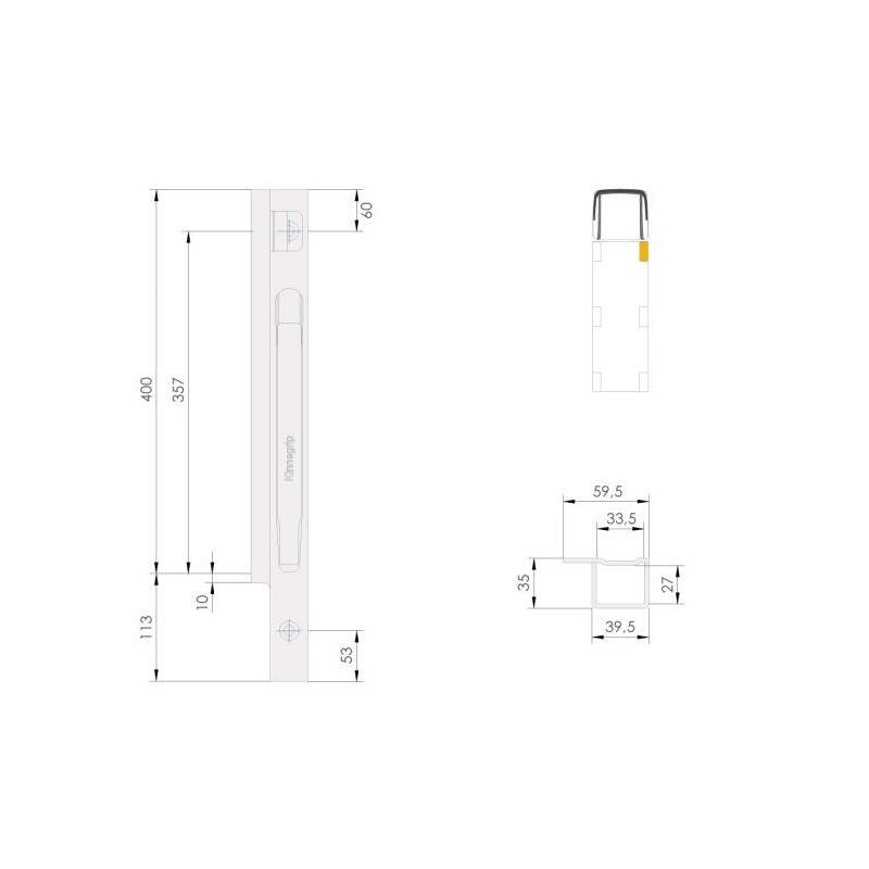 Esisammas Kinne K20 400 / Parem /  polt