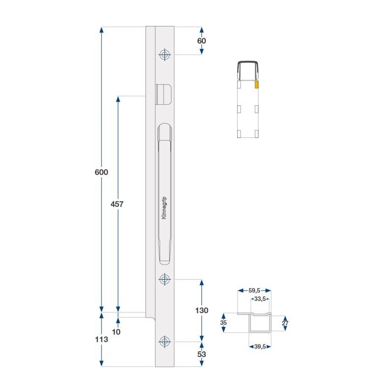 Etuakseli Kinne K20 600 / oikea / galv. Etuakseli Kinne K20 600 / oikea / galv.