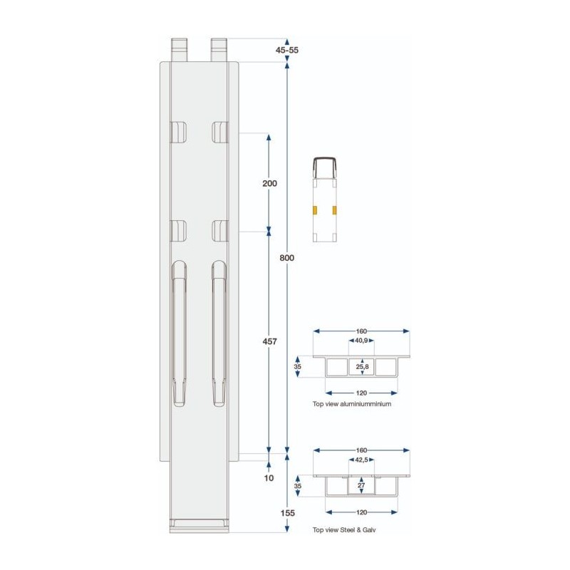 Sivulevy Kinne K20 800 Sinkitys Sivulevy Kinne K20 800 Sinkitys