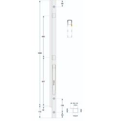 Kinne K20 front axle 1000 / better