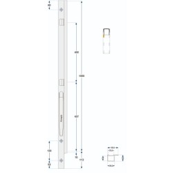 Front comb Kinne K20 1000 / better / gal