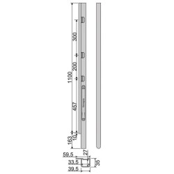 Front axle Kinne K20 1200 / better