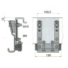 Lateral thigh holder K20 / with bolt fastening