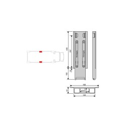 Kinne K20 alu 400 side plate