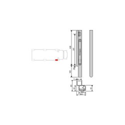 Kinne K20 alu 400 / right front comb