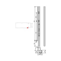 Front comb Kinne K20alu 800/2 / better