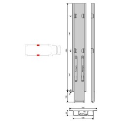 Kinne K20 alu 1000 side plate